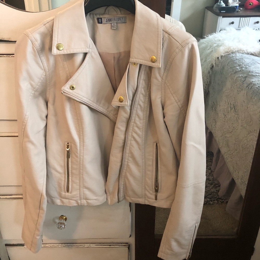 Jennifer Lopez Faux Leather Jacket